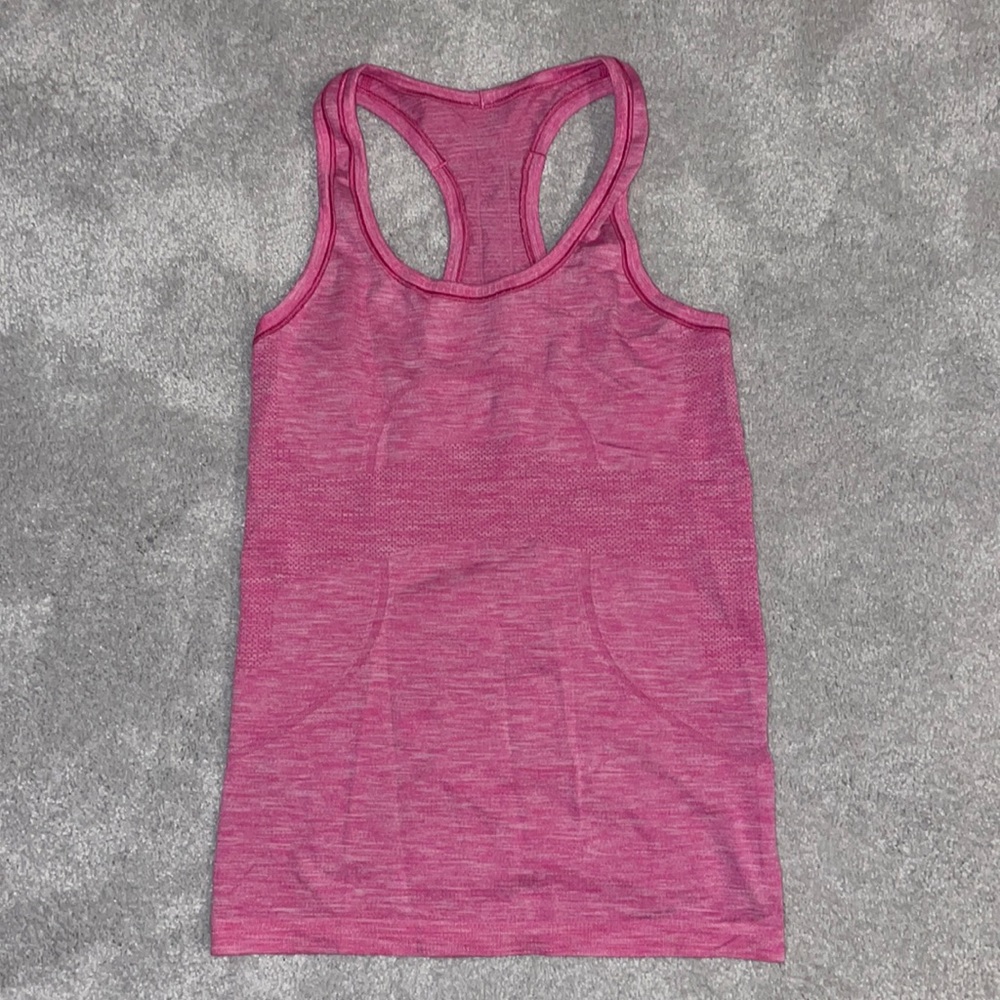 Lululemon Swiftly Tech Razorback Pink Tank Top